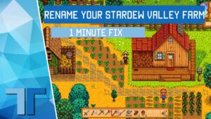 How to change name in stardew valley game