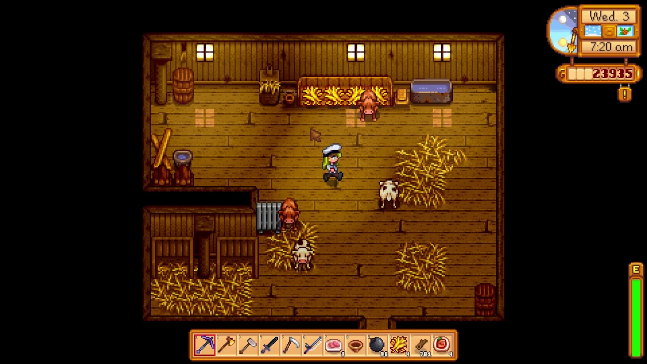 How to feed animals in stardew valley game