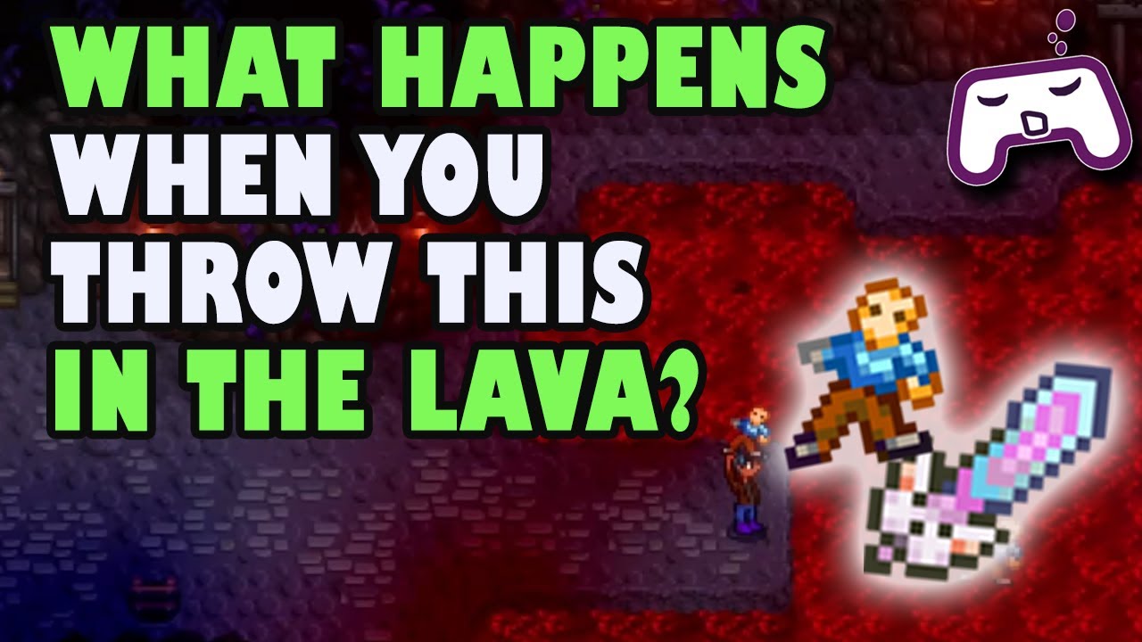 How to Throw Doll in Lava Stardew Valley Game